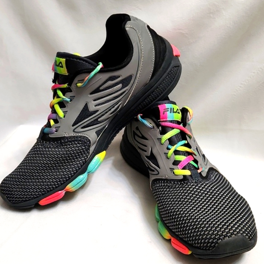 Fila Energized 380 Coolmax Multicolored sneakers (womens size 10) - Picture 5 of 15